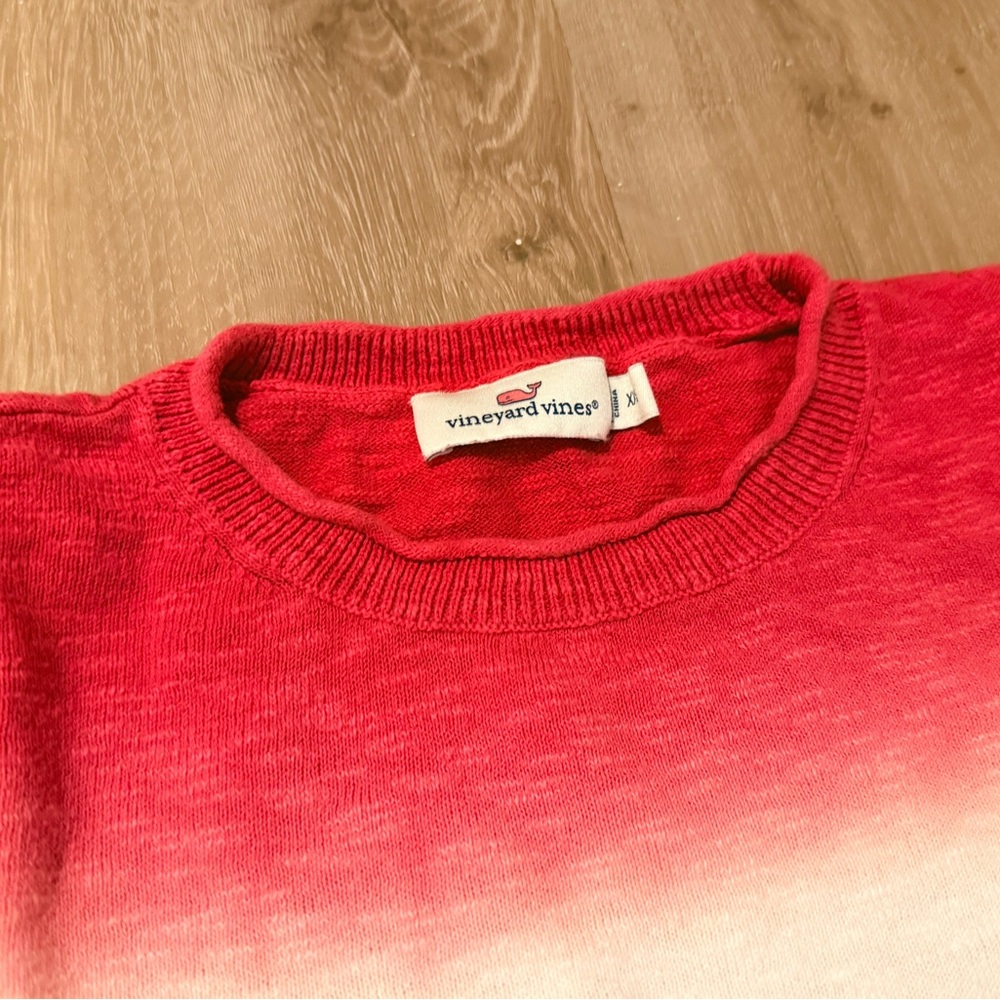 Vineyard Vines Pink Ombre Sweater